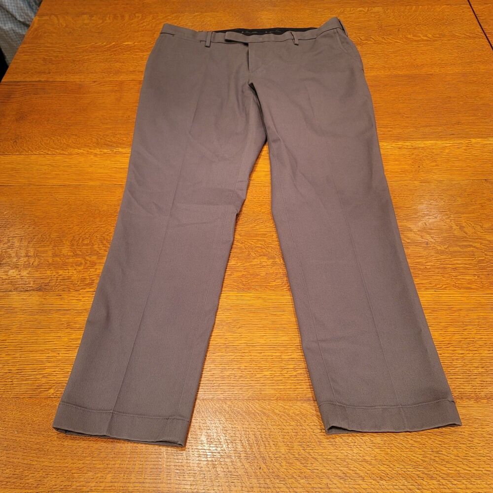 Brooks Brothers Advantage Chino Stretch Soho Cotton Stretch Pants 36x30 Gray